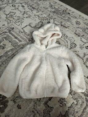 Old Navy Cream Sherpa Zip Hoodie for Kids